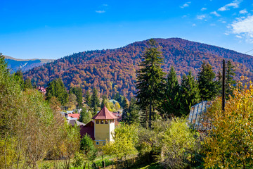 Countryside in the mountains near Sinaia, Romania 1