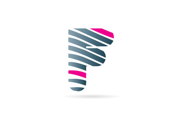 alphabet letter f logo icon design typography