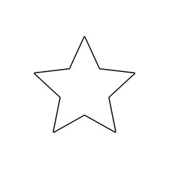 star icon. Element of web for mobile concept and web apps icon. Thin line icon for website design and development, app development