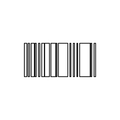 barcode icon. Element of web for mobile concept and web apps icon. Thin line icon for website design and development, app development