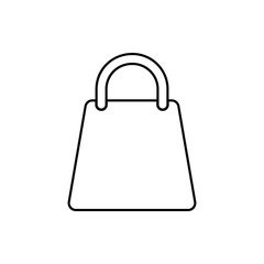 a bag icon. Element of web for mobile concept and web apps icon. Thin line icon for website design and development, app development