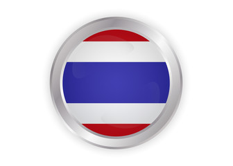 Thailand flag, official colors and proportion correctly. National Thailand flag. Flat vector illustration. EPS10.