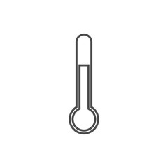 mercury thermometer icon. Element of web for mobile concept and web apps icon. Thin line icon for website design and development, app development
