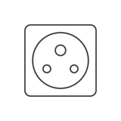electrical marking icon. Element of web for mobile concept and web apps icon. Thin line icon for website design and development, app development
