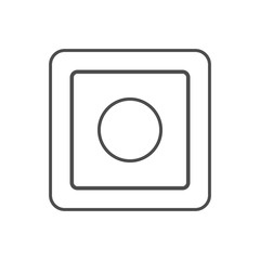 adjustable light switch icon. Element of web for mobile concept and web apps icon. Thin line icon for website design and development, app development