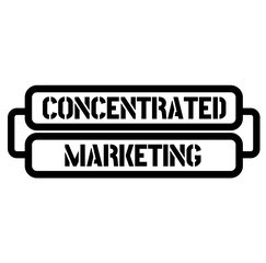 concentrated marketing stamp