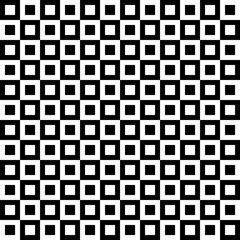 Black and white checkered seamless pattern. Endless background.