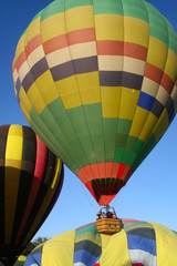 Obraz premium Colorful hot air balloons in the sky over Temecula
