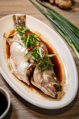 Chinese steamed fish