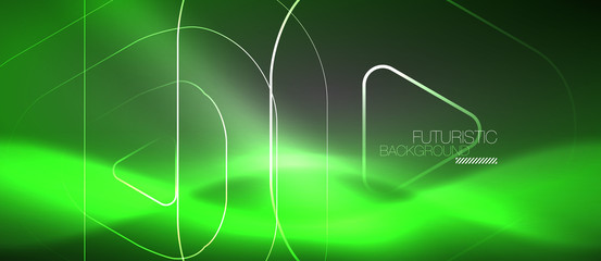 Vector neon color abstract background