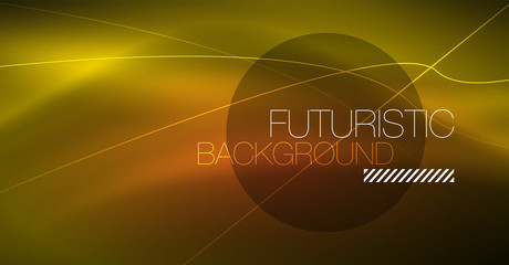 Neon glowing magic background, neon banner, night sky wallpaper. Magic light effect. Christmas abstract pattern.