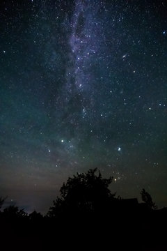 Stars Sky and milky way at night