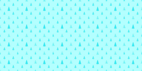 Seamless colored pattern with christmas trees. Abstract geometric wallpaper. Print for textiles, fabrics, polygraphy, posters