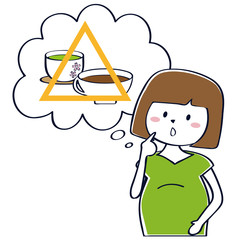 かわいい妊婦 おかっぱ　カフェインは大丈夫？