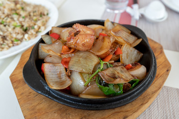 Hong Kong style chicken cuisine