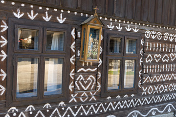 Folk art in Cicmany, Slovakia