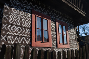 Folk art in Cicmany, Slovakia