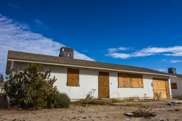 Abandoned Board Up Home