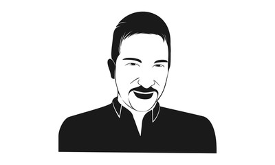 business man in black suit