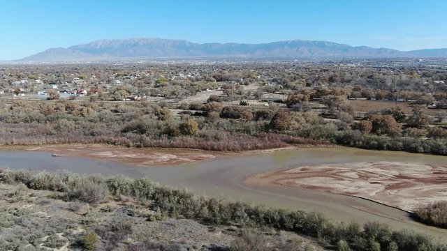 Rio Grande River Drone Shot