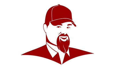 business man in black suit