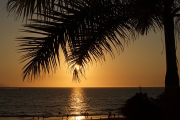 Obraz na płótnie Canvas Puero Vallarta Sunset