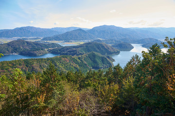 レインボーライン,山頂からの風景