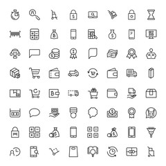 E-commerce flat icon