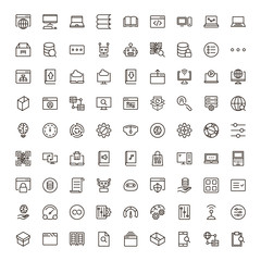 Coding icon set