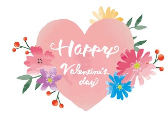 バレンタインのハートフレーム