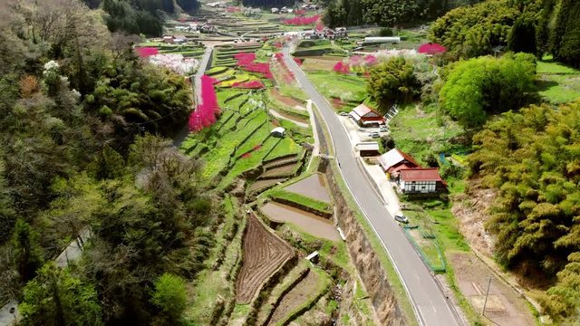 ドローン空撮 天国に一番近い里 前進