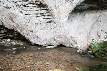 Tham Than Lot Cave in Chaloem Rattanakosin National Park, Kanchanaburi, Thailand