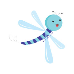 Dragonfly. Vector illustration of a dragonfly.