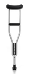 Crutch isolated on white background. 3D illustration