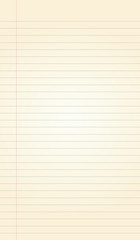 Fototapeta premium Old notepad paper with line patterned