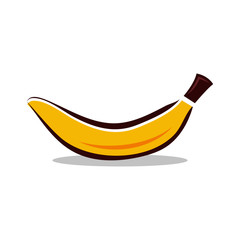 Simple Unique banana Icon Symbol Logo For Business