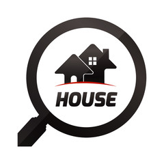 Simple Unique house home Icon Symbol Logo For Business