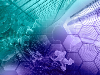 Digits, map and mans