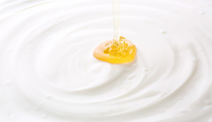 ヨーグルトとハチミツ