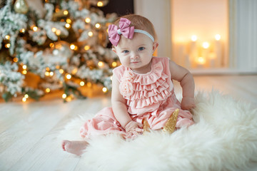 Little baby at Сhristmas 