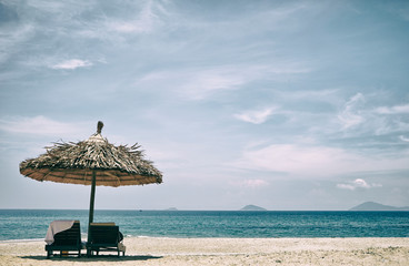 Parasol at the beach 