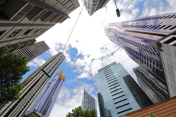 Fototapeta na wymiar Skyscraper Melbourne Australia