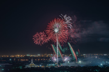 Bangkok firework 
