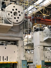 old steam engine of a ship