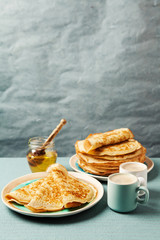 Staple of yeast pancakes, traditional for Russian pancake week