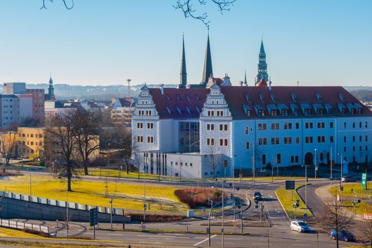 Schloss Osterstein in Zwickau Sachsen Deutschland
