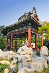 Corner Arbor in Tiantan Park