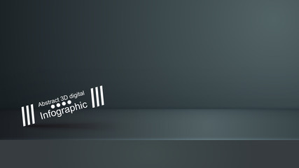 Template empty dark studio, photostudio, room.