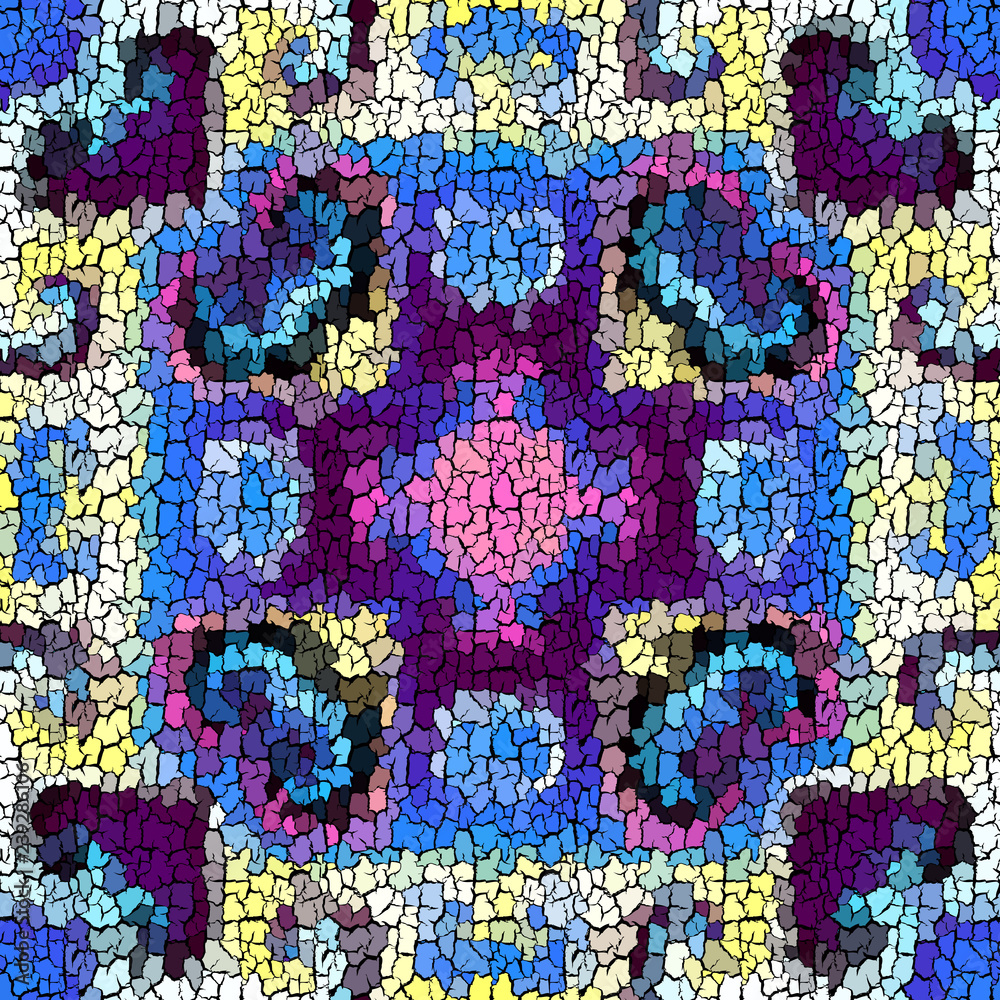 Poster seamless grunge abstract square pattern. paint grunge cracks.