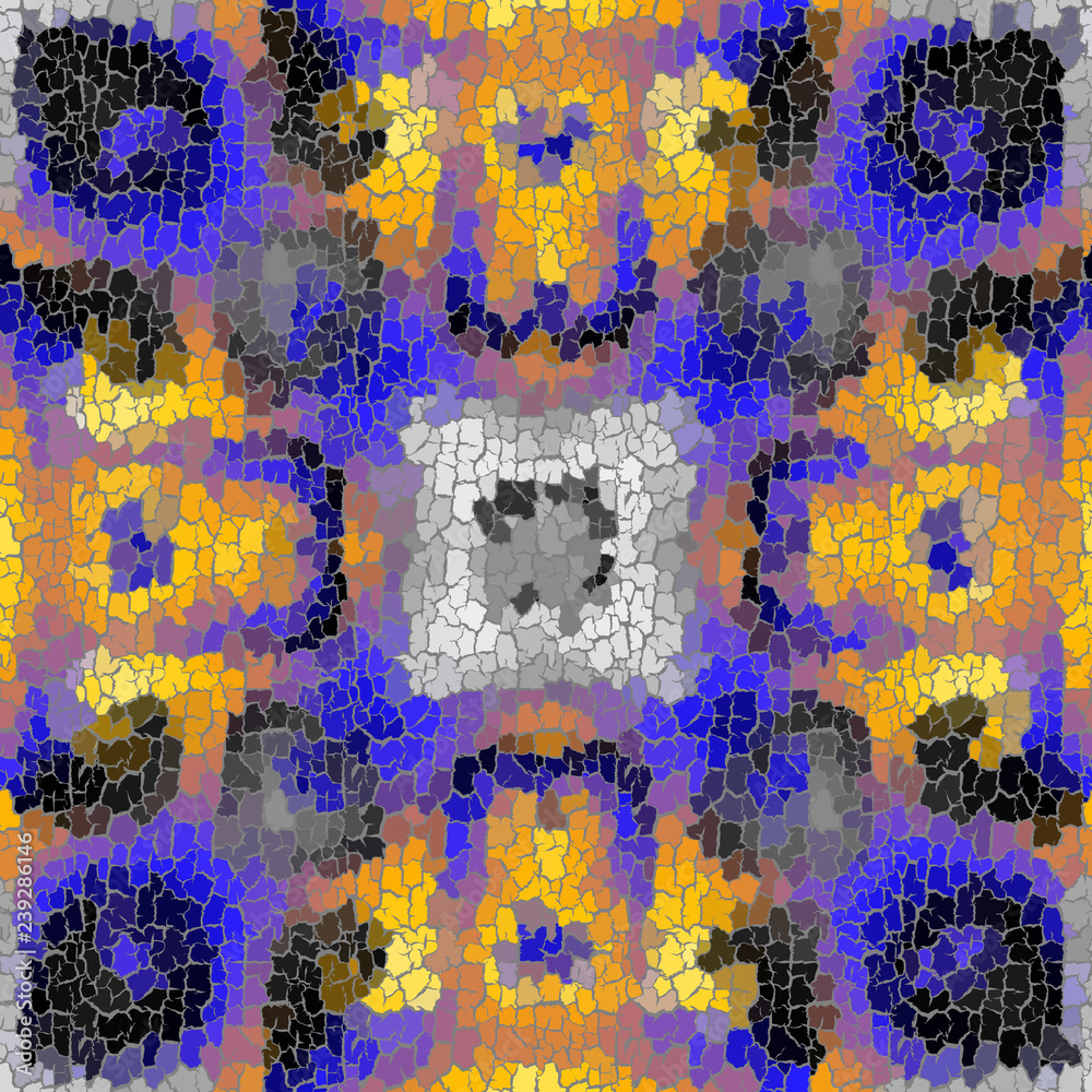 Poster seamless grunge abstract square pattern. paint grunge cracks.